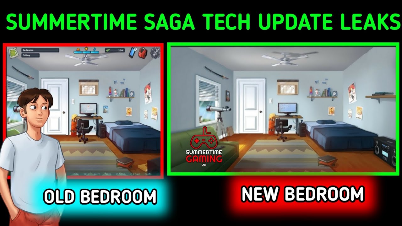 NEW REWORK OF MAIN CHARACTER'S BEDROOM & ATTIC 🔥 SUMMERTIME SAGA TECH UPDATE STATUS,NEWS & LEAKS ...