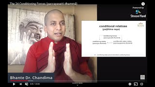 The 24 Conditioning Forces (paccayasatti dhammā)