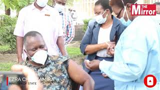 Matemadanda, Service Chiefs, Zanu Pf Officials Vaccinated In Masvingo