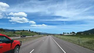 4K Driving from Alberton to Missoula, Montana