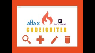 DEMO Tutorial Membuat CRUD Tanpa Refresh dengan Codeigniter dan Bootstrap