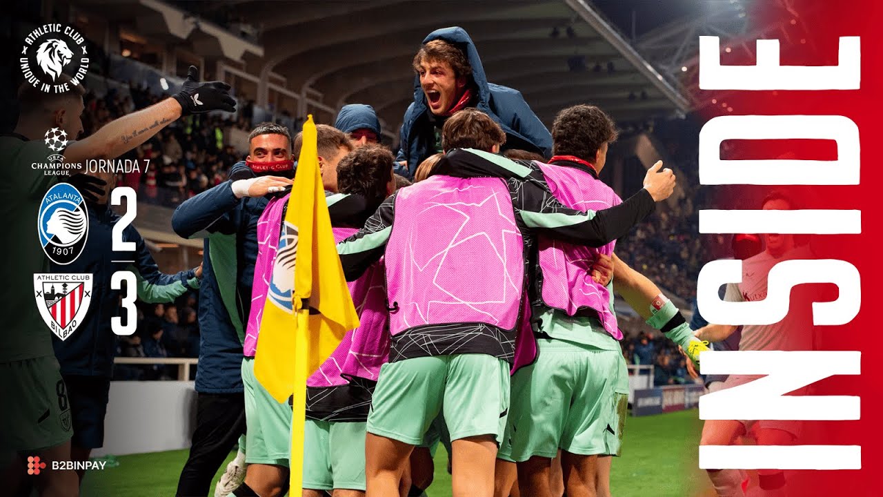 INSIDE I Atalanta BC 2-3 Athletic Club I Champions League 2025/26 J7