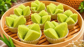 Soft Pandan Sponge Cake, Fluffy Like Clouds And Fragrant From The Kitchen screenshot 2