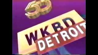 WKBD Channel 50 Detroit November 29, 1990 News Opening