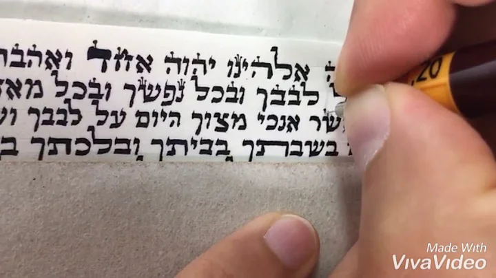 Mezuzah Scroll Writing Tags 100% Kosher on Leather Patchmant