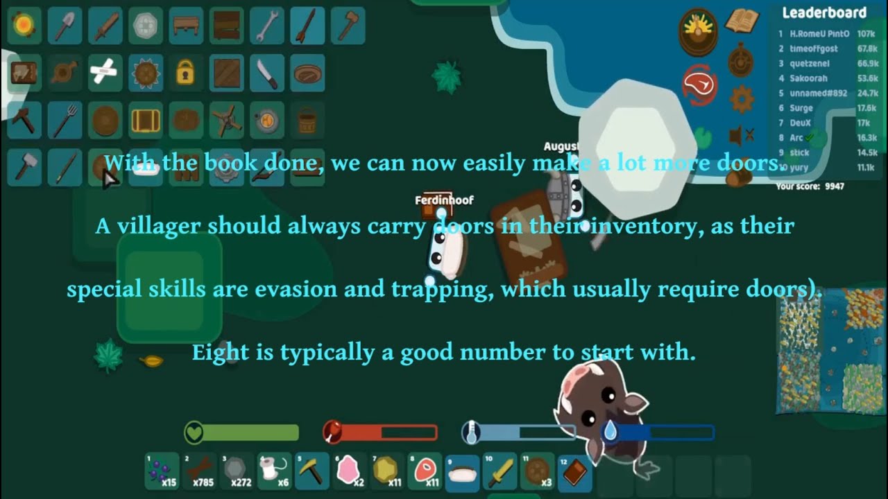 starve.io - Villager Class Starter Guide