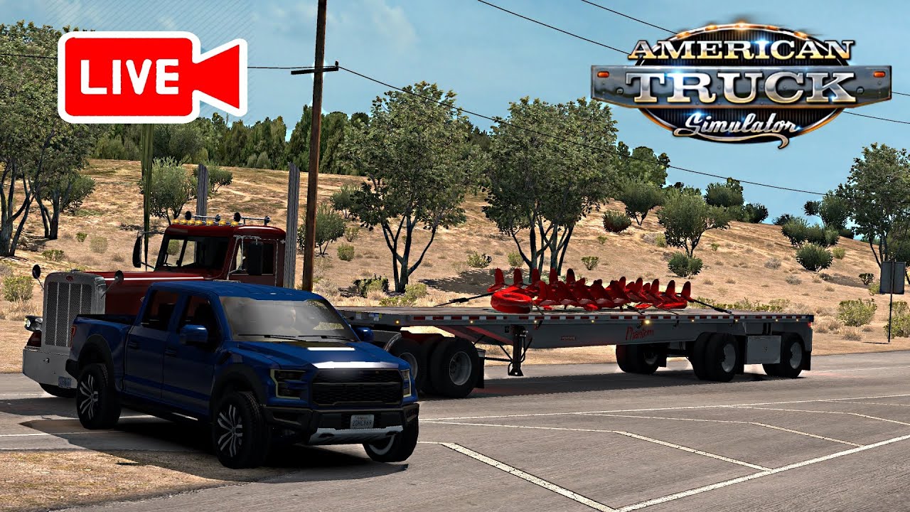 ATS BETA 1.35 LIVESTREAM | DX11 FPS TEST | HIGH GRAPHICS | 400 SCALING!