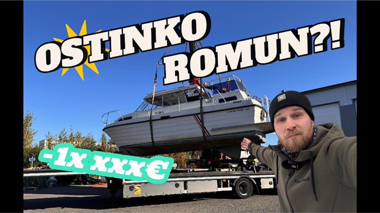 VENEEN ENTISÖINTI – tästä tulee 80-luvun unelma 🚤