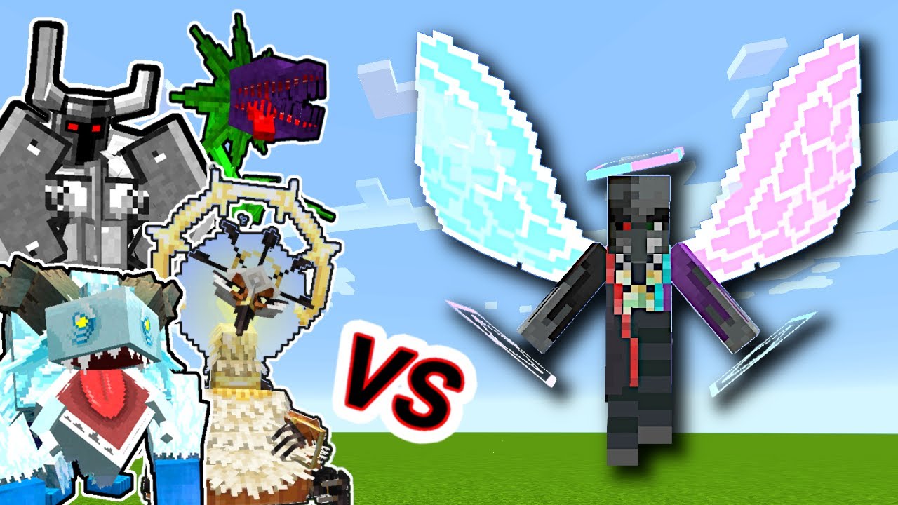 Spiritcaller Vs. Mowzie's Mobs in Minecraft