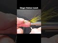 Fly tying trout flies brents ginger enticer leech flyfishing flytying trout short