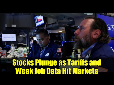 Stocks Plunge as Tariffs and Weak Job Data Hit Markets