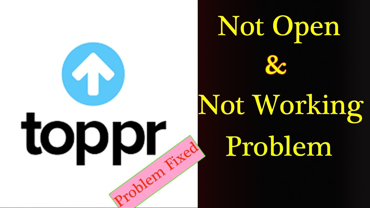 How to Fix Topper App Not Working Android & Ios - Not Open Problem Solved - YouTube