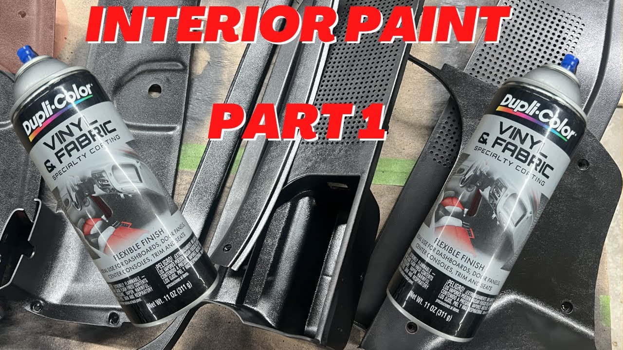 DTPerformance S10 Interior Painted with DupliColor Part 1 YouTube