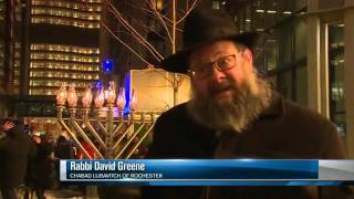 Menorah Lighting Ceremony held in Rochester, Minnesota