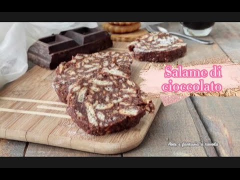 Salame di cioccolato ricetta semplice senza cottura