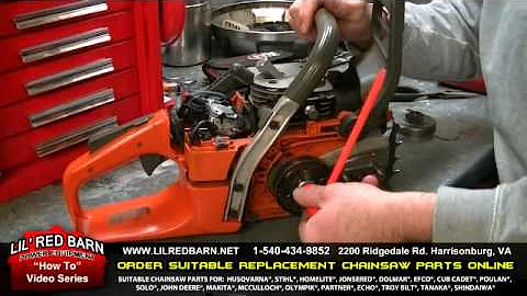 How to Replace a Sprocket on a Husqvarna 340, 345, 346, 350, 351, 353 Chainsaw