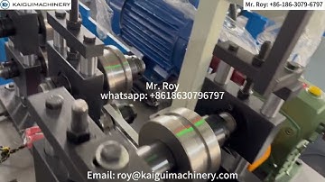 Fully Automatic Ceiling T-bar Roll Forming Machine REAL factory KAIGUI Welcome your factory visit
