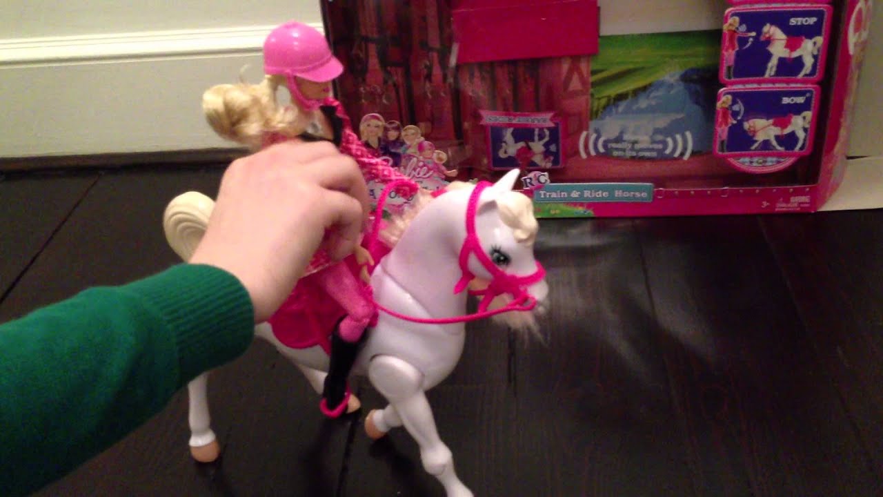 toyportfolio.com: Barbie RC Train & Ride Horse