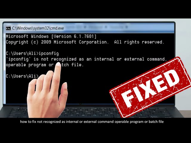 how to fix not recognized as internal or external command operable program or batch file windows 10 class=