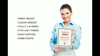 Customizable Certificate Template: Design Professional Awards Easily!