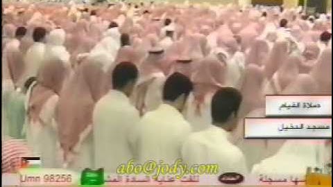 سورة الانسان من صلاة التراويح ياسر الدوسري   Holy Quran