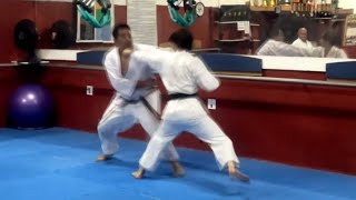 KUMITE TRANING KARATE TRADITIONAL