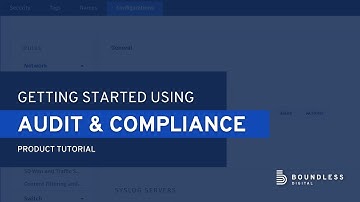 Audit and Compliance | Boundless Automation | Standardization for Meraki Networks