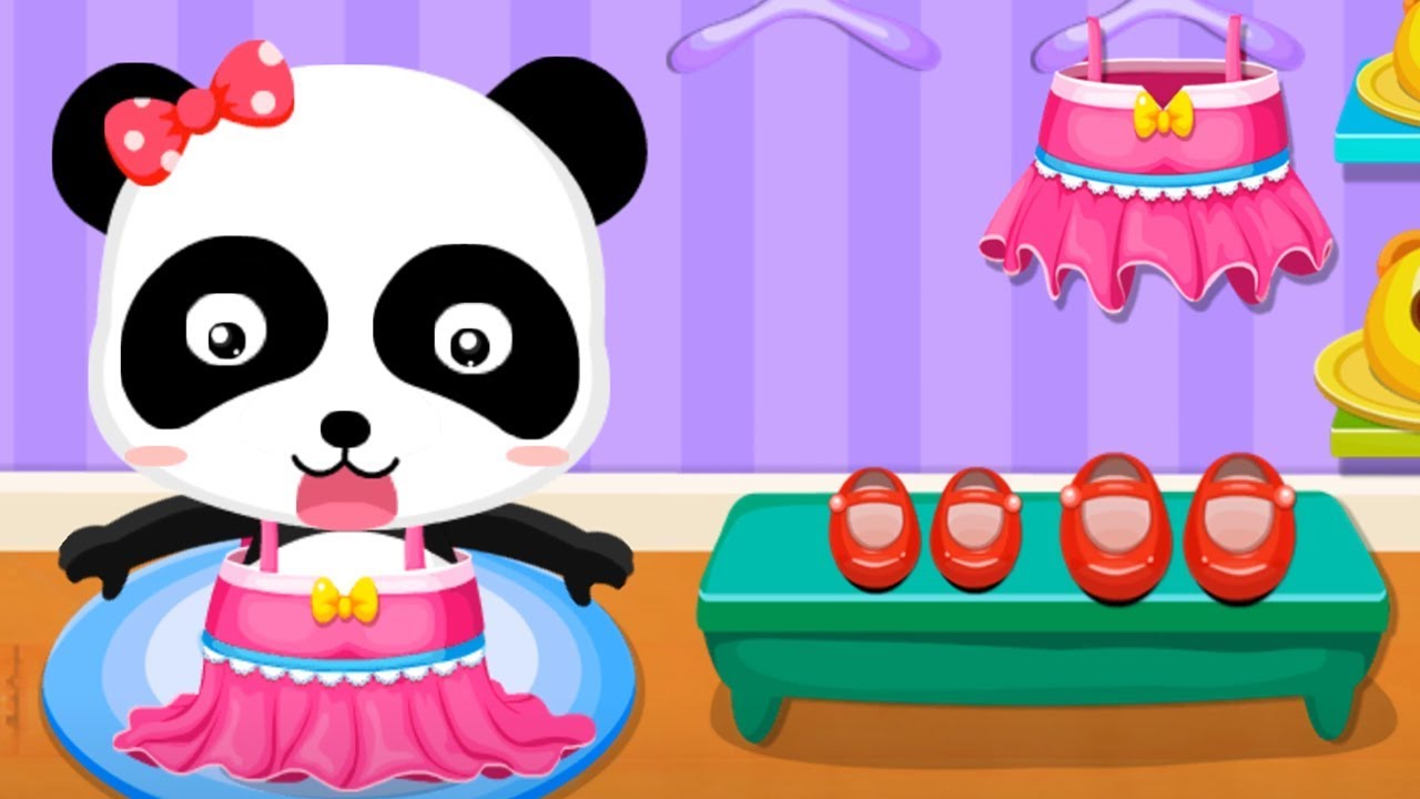 Baby Panda's Supermarket - Halloween Party Shopping + Fun Making Ice cream Games For Kids