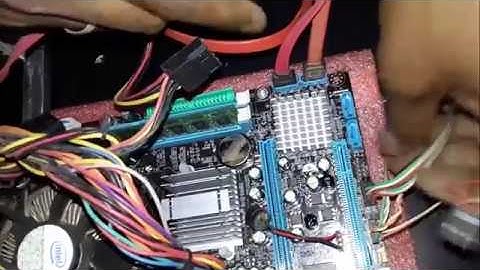 How to Wiring on Desktop motherboard || मदरबोर्ड में वायरिंग कैसे करें