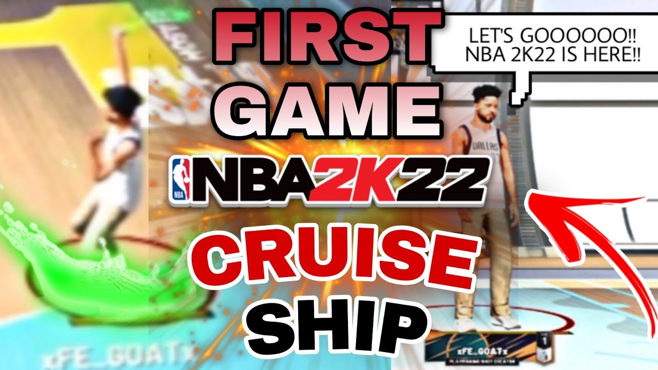 MY FIRST PARK GAME ON NBA 2K22 CRUISE SHIP WAS INSANE! *CRAZY COMEBACK
