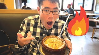 HUGE Soup Dumpling Burns my Mouth Eating in District Kitchen Malden MA