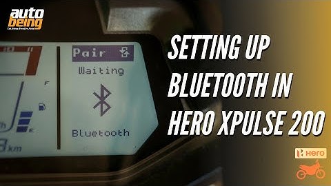 Setting up Bluetooth in Hero Xpulse 200| Navigation, Call alert| Hero RideGuide App| With subtitles