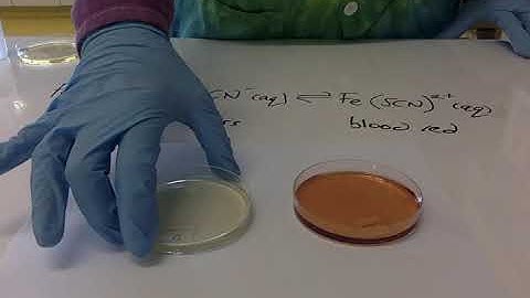 Fe3+ SCN  eqm prac parts A E