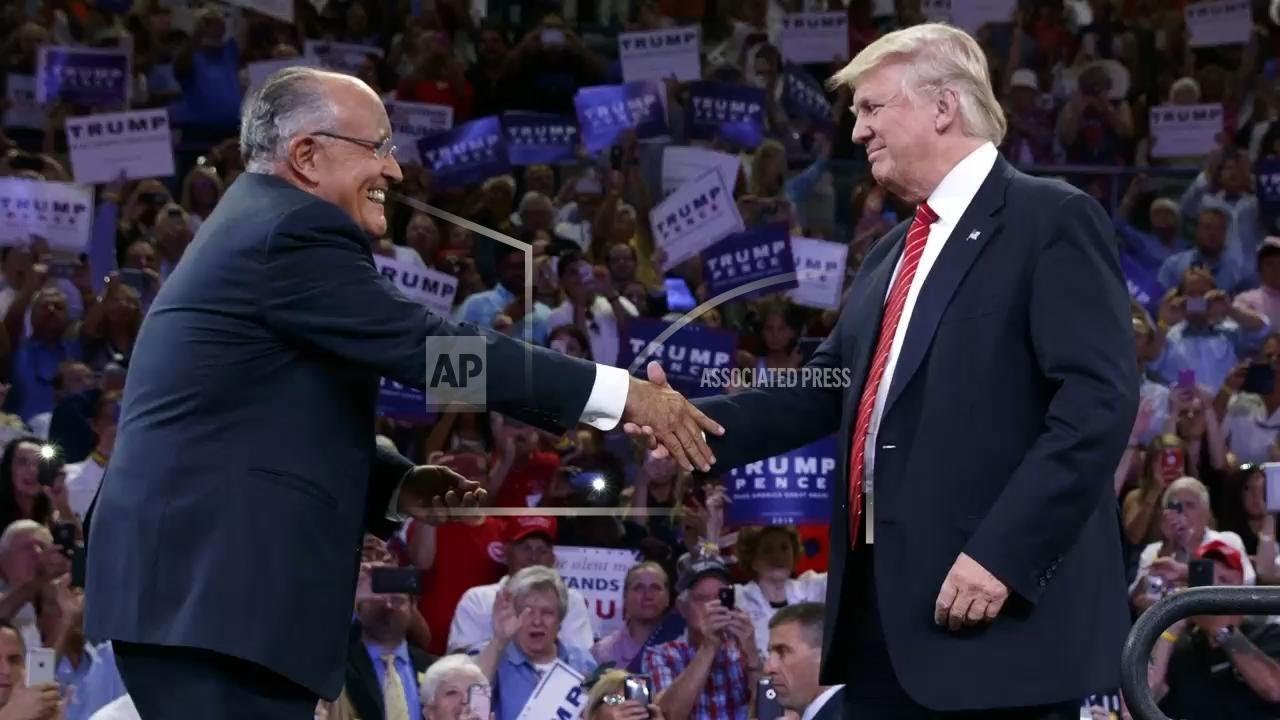 Trump says he's awarding former New York Mayor Rudy Giuliani the Presidential Medal of Freedom