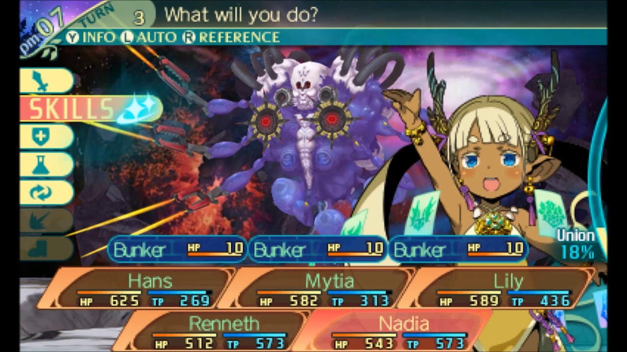 Etrian Odyssey 5: Shield Throws vs Star Devourer