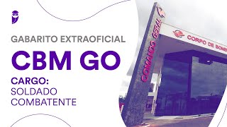 Gabarito Extraoficial CBM GO – Soldado Combatente