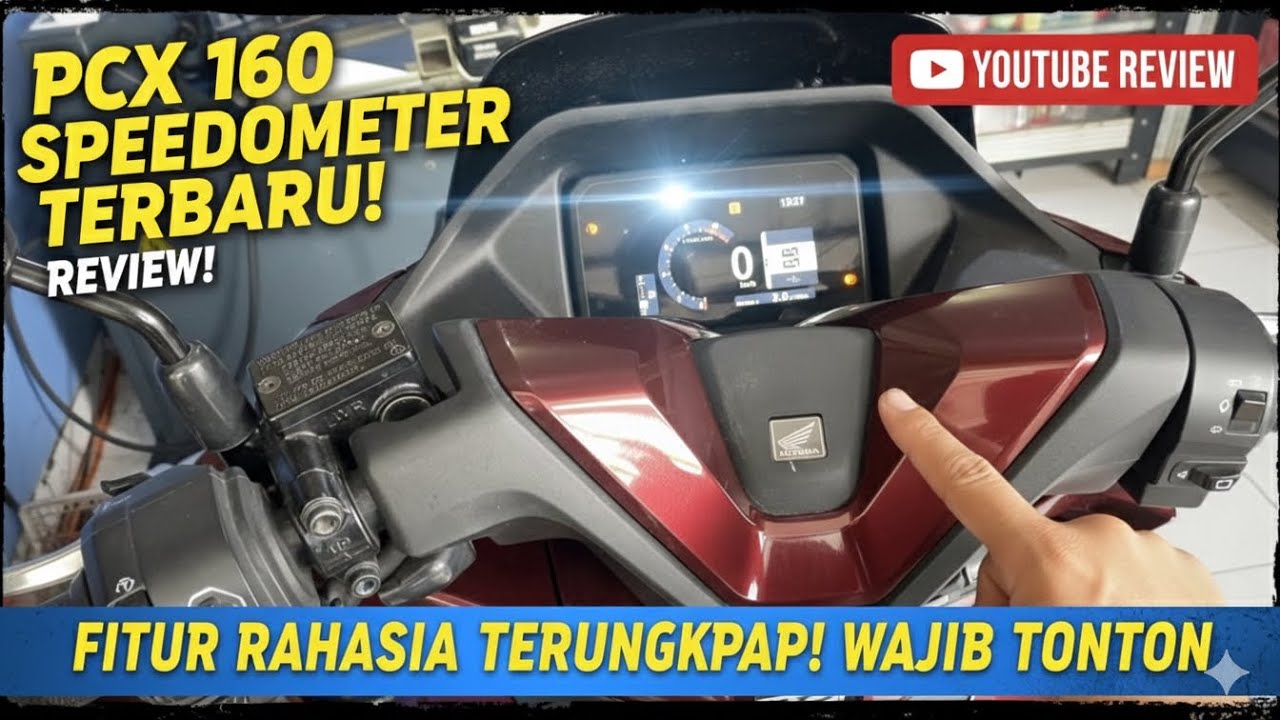 BERANI LAWAN NMAX? 🔥 Ini Detail Kecanggihan Speedometer PCX 160 | Tampilan Terbaru 2025!