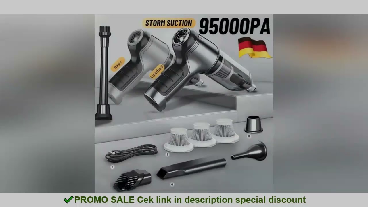 Wireless Car Vacuum Cleaner Strong Cordless Cleaner Suction Handheld Auto Vacuum Home&Car Dual Use M