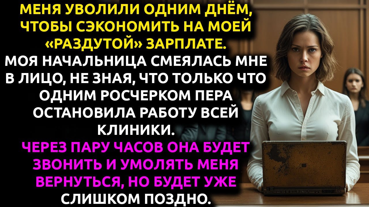 Я ПРЕДУПРЕЖДАЛА её о последствиях, но она меня уволила... и ПОТЕРЯЛА ВСЁ.