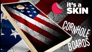 Cornhole Skin Installation Corn Hole Board Wraps How To Install A Cornhole Wrap