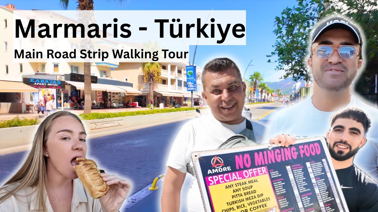 Marmaris - Turkey Main Road Walking Tour