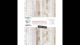 Studio Light - Paper Pad A5 - White Wood - CCL-ES-DPP430