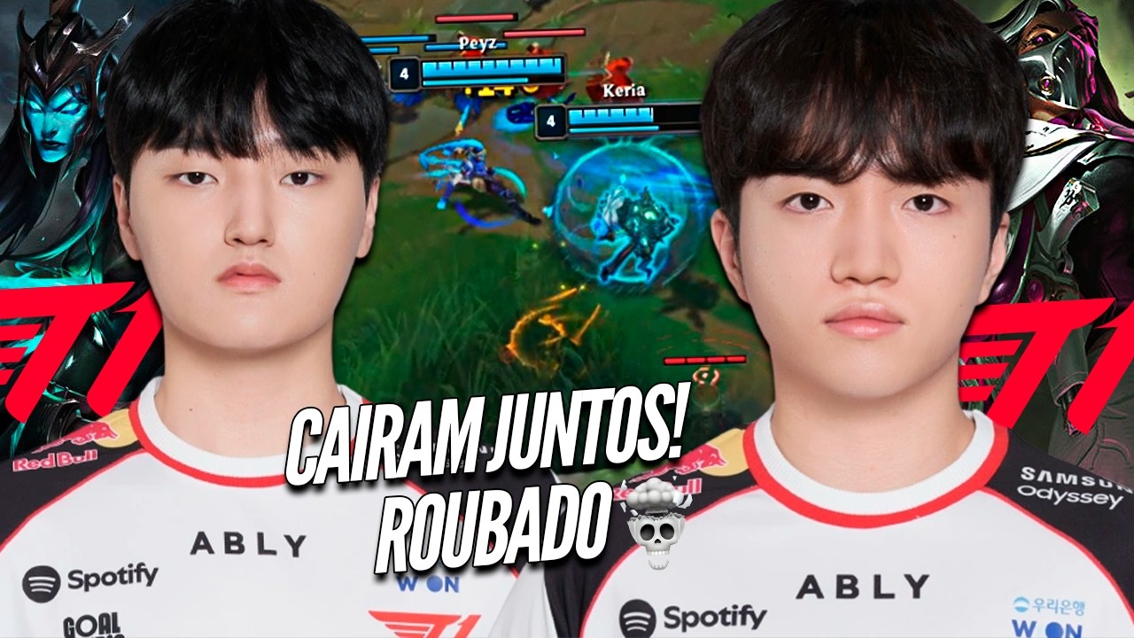É MUITO ROUBADO ESSES DOIS JUNTOS, T1 PEYZ duo T1 KERIA de KALISTA e RENATA