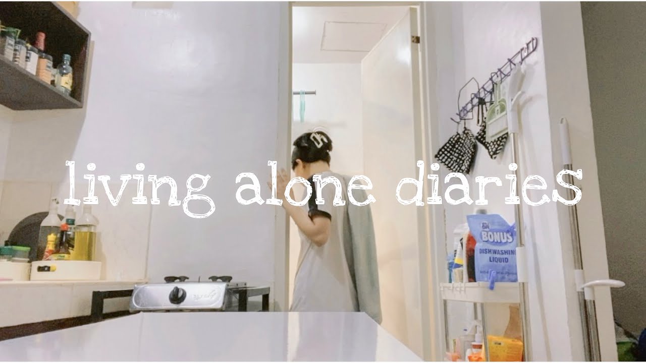 living alone in the Philippines on productive weekend, apartment cleaning, organizing and refilling