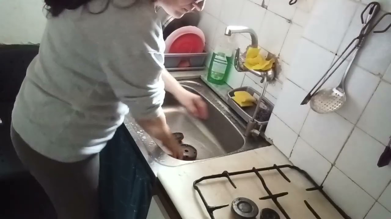 Limpieza de cocina estando mala 🥺