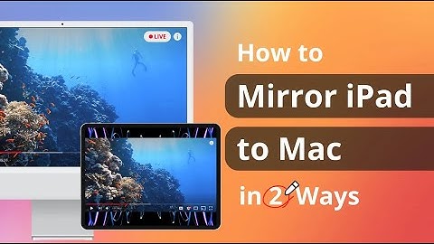 [2 Ways] How to Mirror iPad to Mac Wirelessly or with Cable | AirPlay＆AnyMiro
