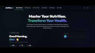 🥗 Introducing EatWise AI - Your Intelligent Nutrition & Wellness Companion screenshot 5