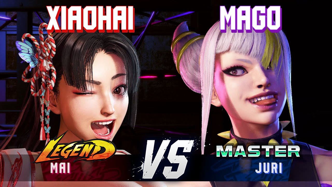 SF6 ▰ XIAOHAI (Mai) vs MAGO (Juri) ▰ High Level Gameplay