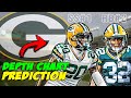 Predicting the current green bay packers depth chart