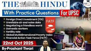 The Hindu Analysis 22Nd October 2025 The Hindu News Paper Today With Practice Questions